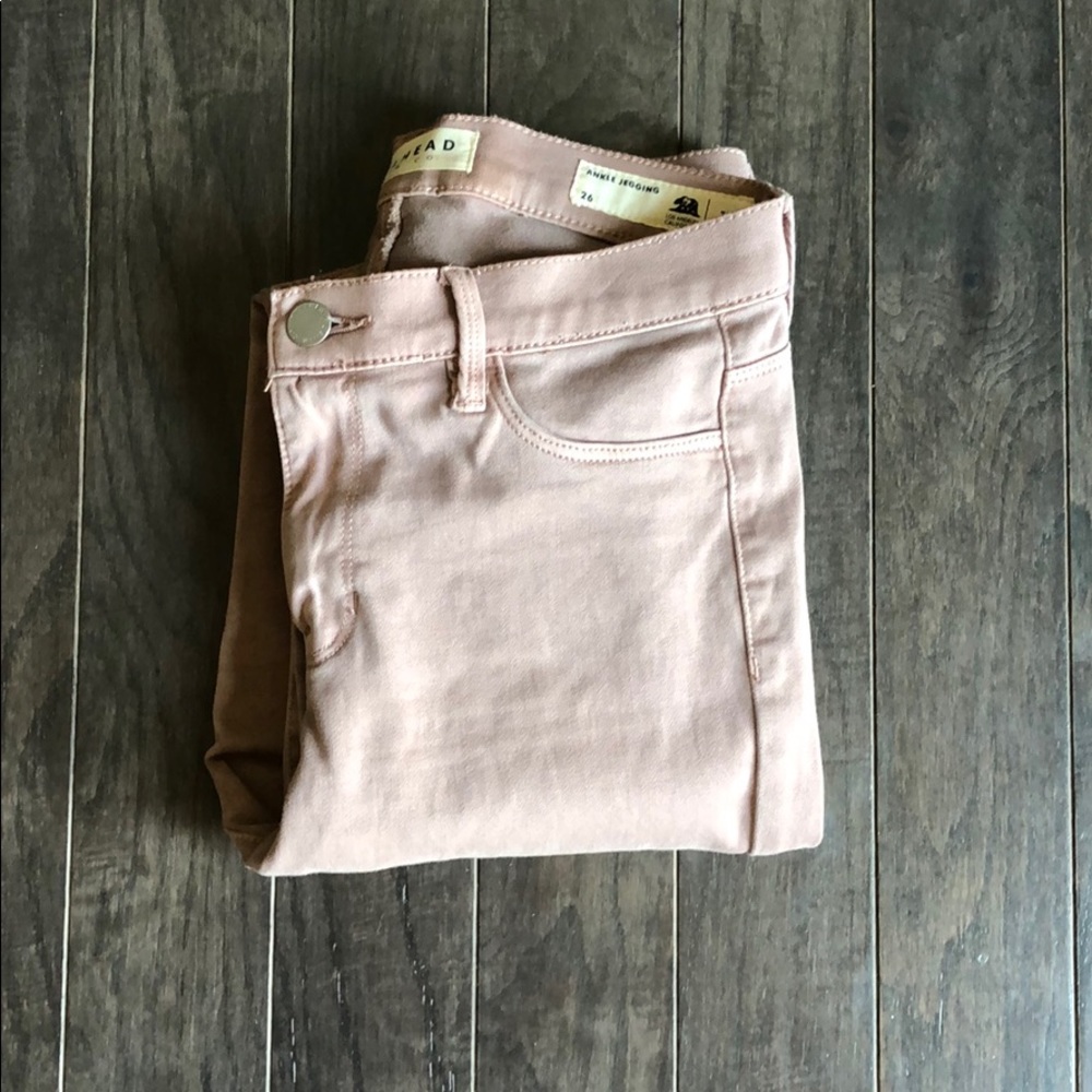 Pale Pink Skinny Jeans